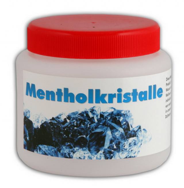 Menthol- Kristalle von Warda für die Sauna