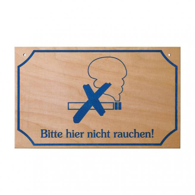 Sauna-Hinweisschild Holz