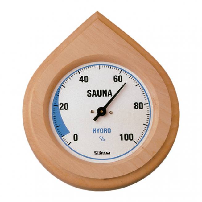 Sauna Hygrometer in Holz