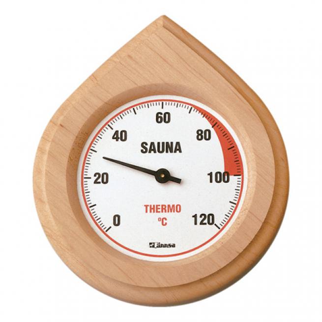 Sauna Thermometer in Holz