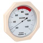 Sauna Thermometer XXL im Holzgehäuse